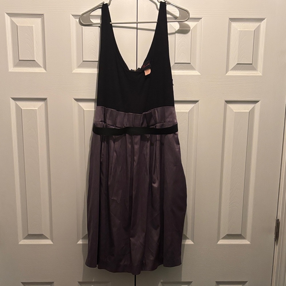 Black and Purple Torrid Women's Dress with pockets